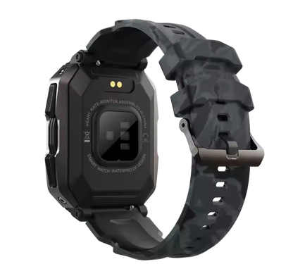 Montre Connectée Tactique Militaire – Ultra Résistante & Autonomie Longue Durée