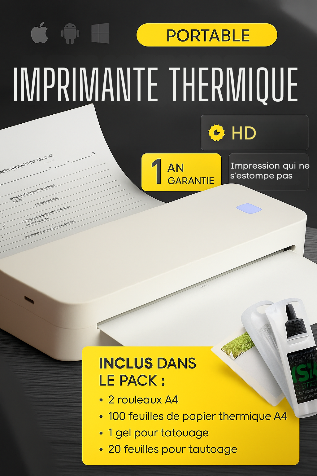 Imprimante thermique portable