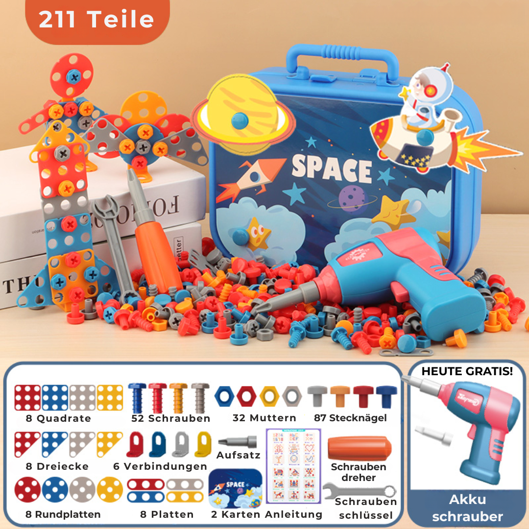 Montessori Tüftelkoffer - spielerisch Lernen ohne Grenzen