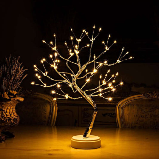 Lumivora™ – Lampe de Table LED Décorative en Forme d’Arbre de Lumière