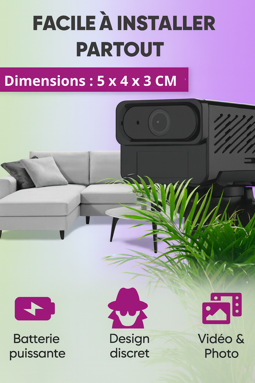 Mini camera 1080P HD