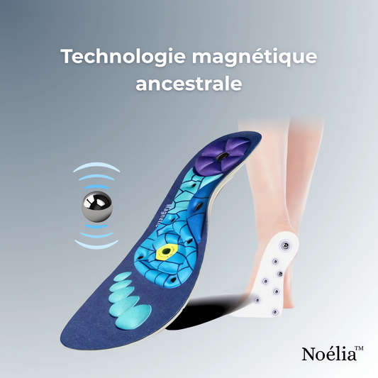 Semelles Magnétiques d'Acupuncture