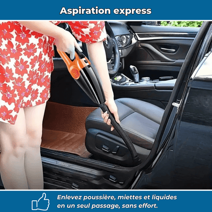 Aspirateur auto compact double usage - Rondor