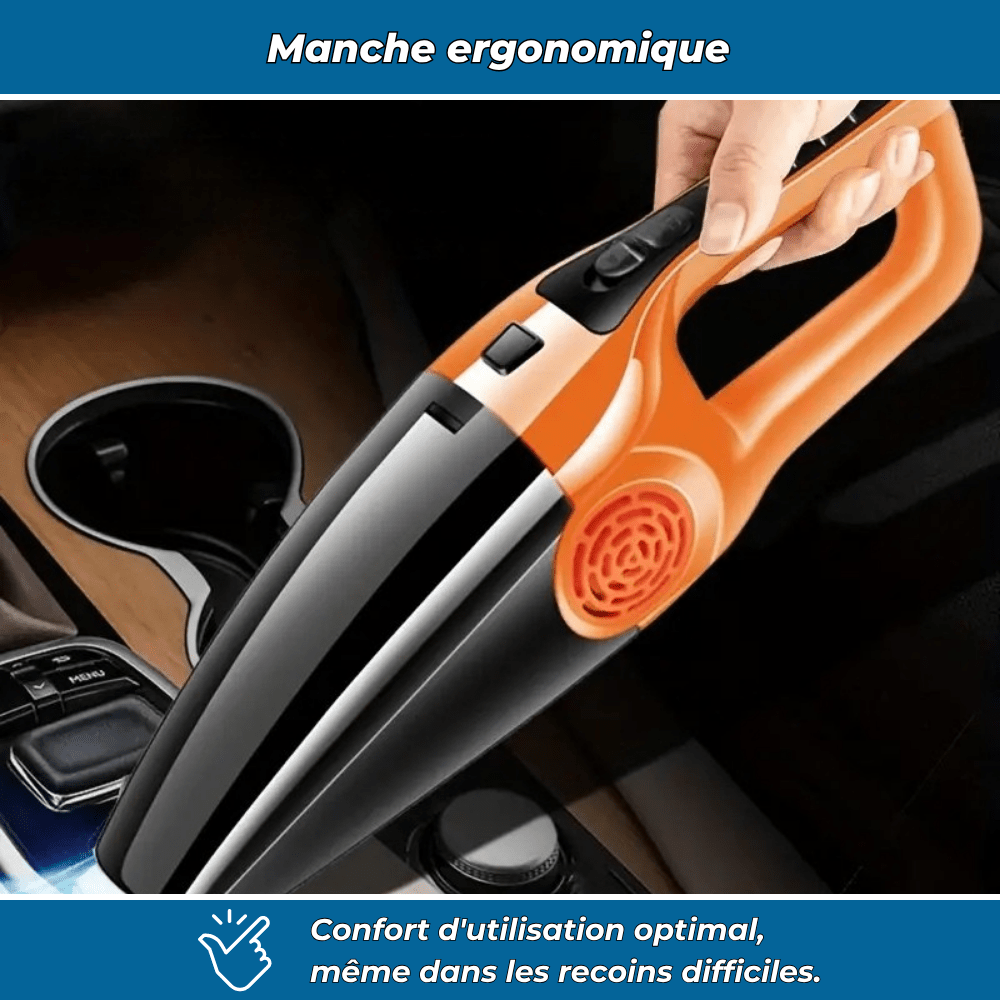 Aspirateur auto compact double usage - Rondor