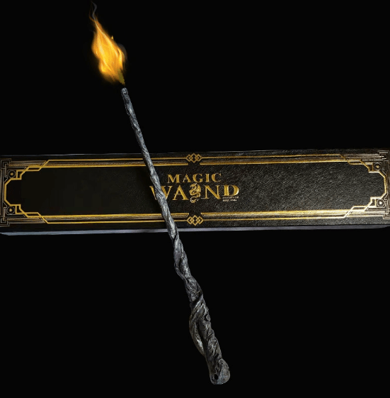 Baguette Magique À Effets De Flammes Pour Cosplay Et Spectacles De Magie - Rondor