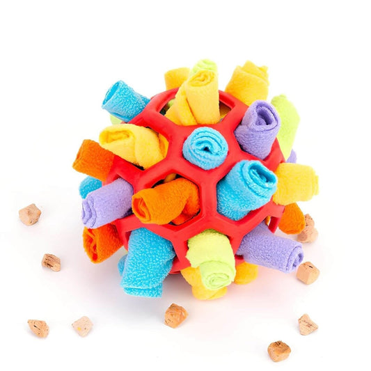 Balle à Renifler Interactive et Jouet à Friandises pour Chiens - Rondor