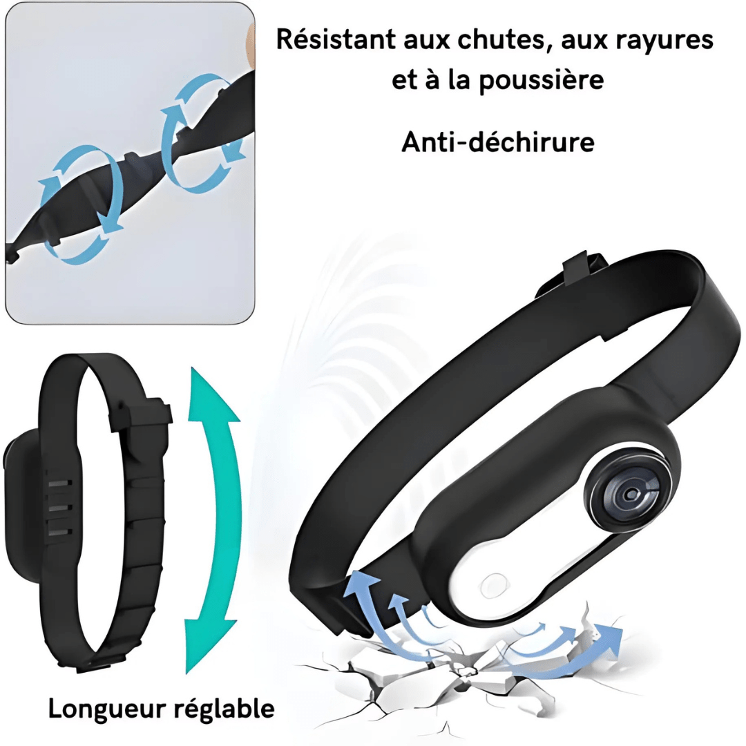 Caméra Collier Full HD 1080P™ – Suivez les Aventures de Votre Animal en Immersion Totale | RONDOR - Rondor