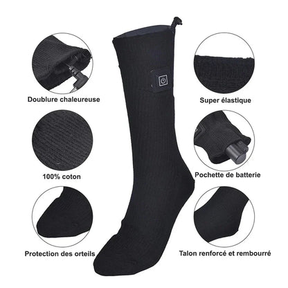 Chaussettes Chauffantes Sadoper® – Des Pieds Chauds Même par -35°C