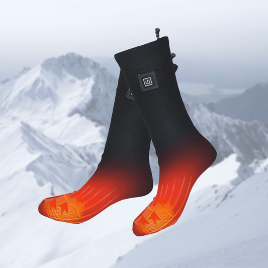 Chaussettes Chauffantes Unisexes | Batterie Rechargeable & Chaleur Longue Durée - Rondor
