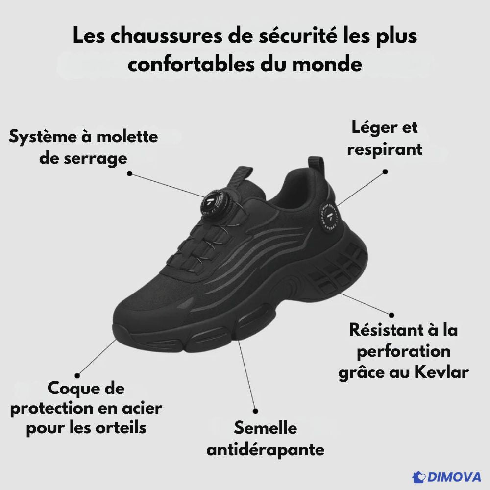 Chaussures de Sécurité et confort toute la journée - Rondor