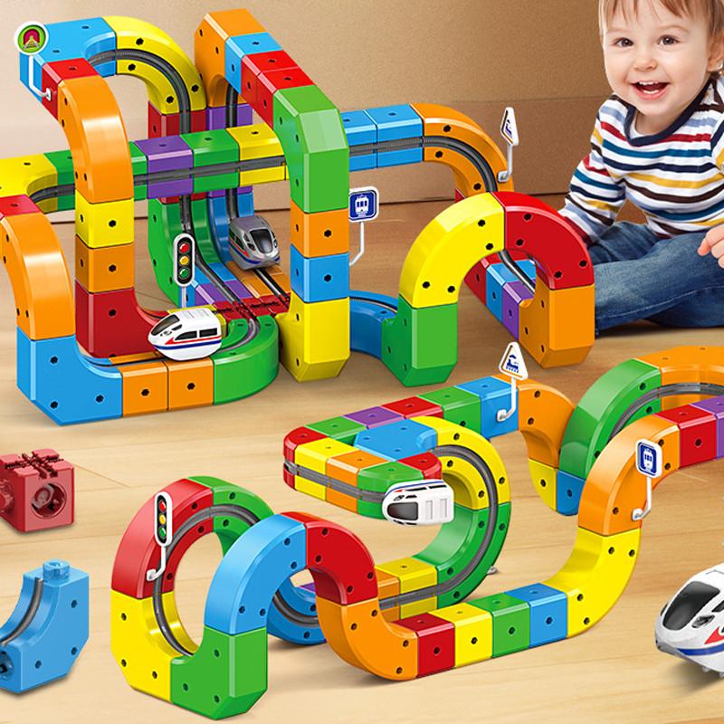 Circuit de Train Magnétique 3D – Jouet STEM Créatif & Éducatif pour Enfants | RONDOR - Rondor