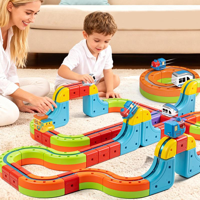 Circuit de Train Magnétique 3D – Jouet STEM Créatif & Éducatif pour Enfants | RONDOR - Rondor