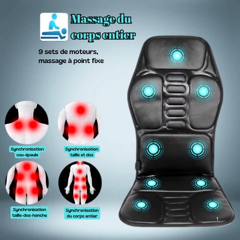 Coussin Massage Shiatsu Chauffant Pour Maison, Bureau et Voiture | RONDOR - Rondor