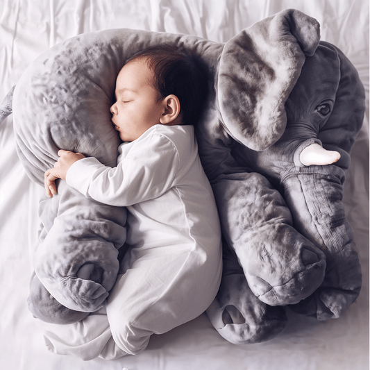 Coussin Peluche PlushElephant™ – Confort Douillet & Compagnon de Sieste pour Enfants | RONDOR - Rondor