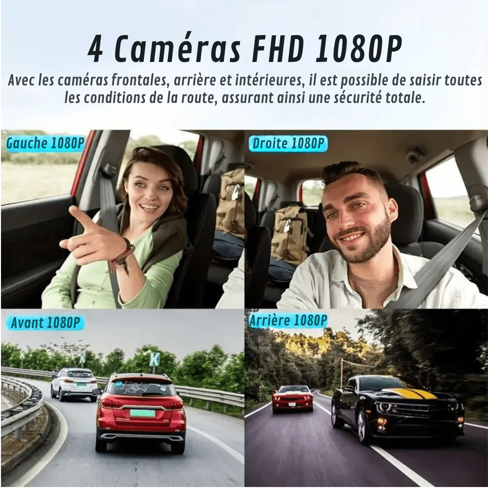 Dashcam Auto 360°| DashGard Pro CX360 | Totale Überwachung®