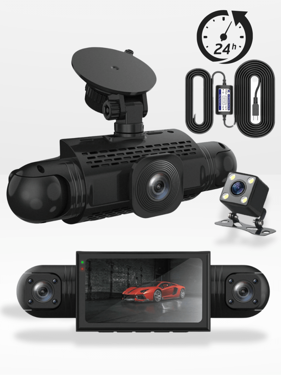 Dashcam Voiture 360°| DashGard Pro CX360 | Surveillance Totale® | RONDOR - Rondor