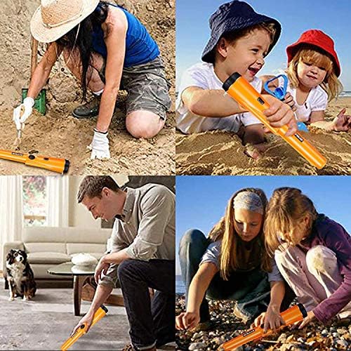 Détecteur de Métaux Portable Professionnel - Pointeur de Métaux IP66 Haute Sensibilité Étanche - Rondor