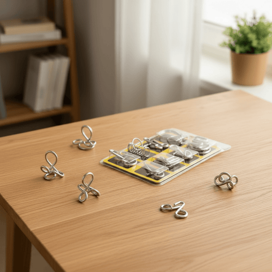 Entrelac – Jeu de Puzzles en Métal | Développe IQ, Logique et Patience | RONDOR - Rondor