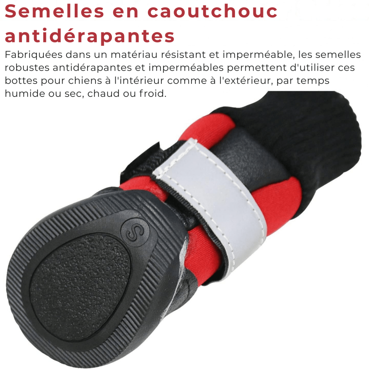 FlexPaw™ Chaussures de Protection Antidérapantes pour Chien - Rondor
