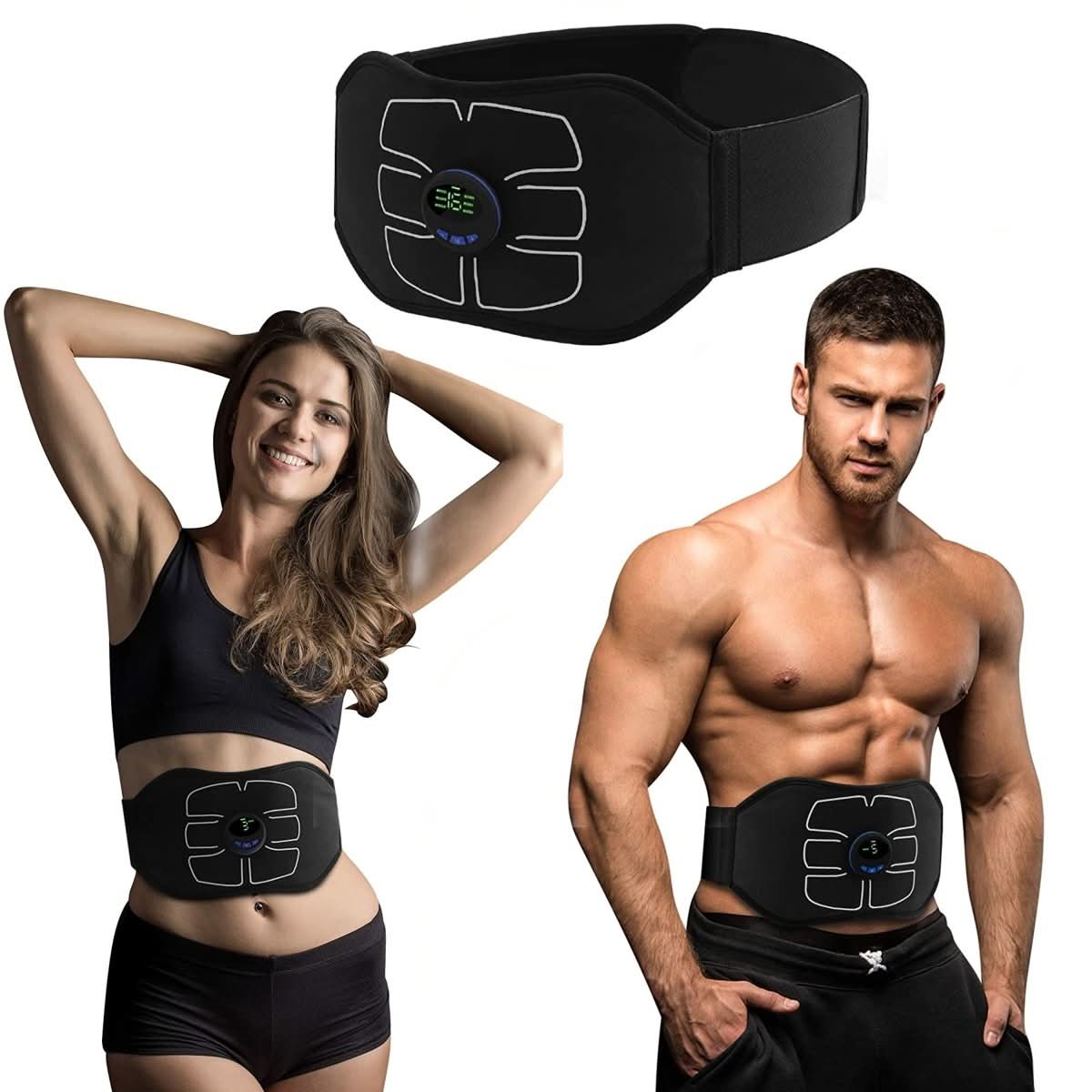 Flextone Sculpt - Appareil d'électrostimulation musculaire abdominale pour un entraînement efficace à domicile - Rondor