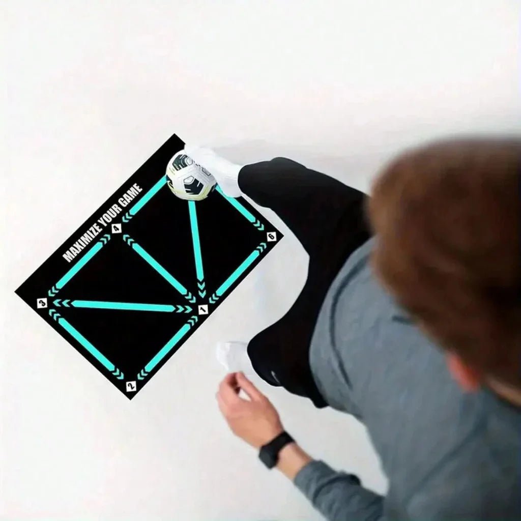 FootMaster – tapis d’entraînement de football antidérapant, idéal pour un entraînement efficace à domicile - Rondor