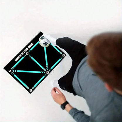 FootMaster – tapis d’entraînement de football antidérapant, idéal pour un entraînement efficace à domicile - Rondor