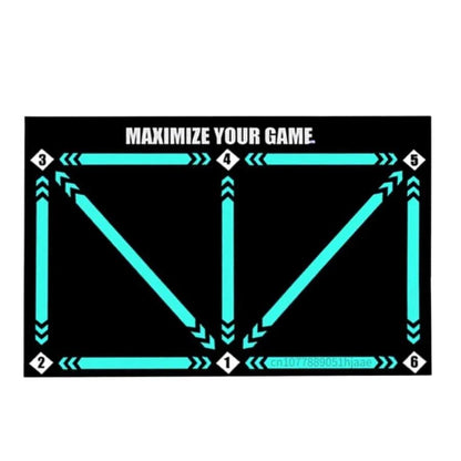 FootMaster – tapis d’entraînement de football antidérapant, idéal pour un entraînement efficace à domicile - Rondor