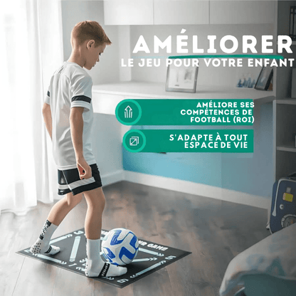 FootMaster – tapis d’entraînement de football antidérapant, idéal pour un entraînement efficace à domicile - Rondor