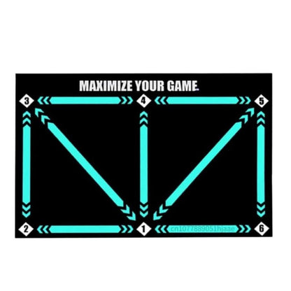 FootMaster – tapis d’entraînement de football antidérapant, idéal pour un entraînement efficace à domicile - Rondor