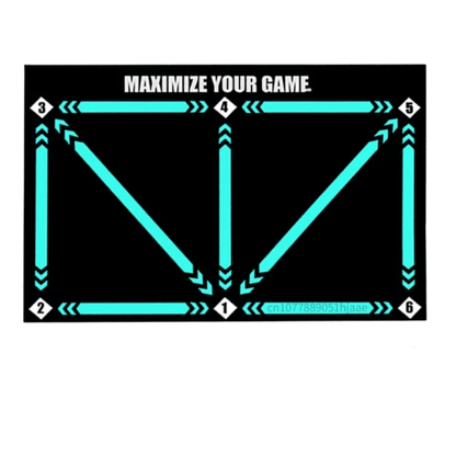 FootMaster – tapis d’entraînement de football antidérapant, idéal pour un entraînement efficace à domicile - Rondor