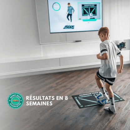 FootMaster – tapis d’entraînement de football antidérapant, idéal pour un entraînement efficace à domicile - Rondor