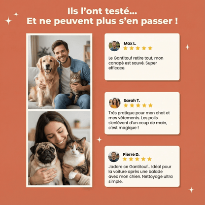 Gantitouf - Gant Anti - Poils Réutilisable & Écologique | RONDOR - Rondor