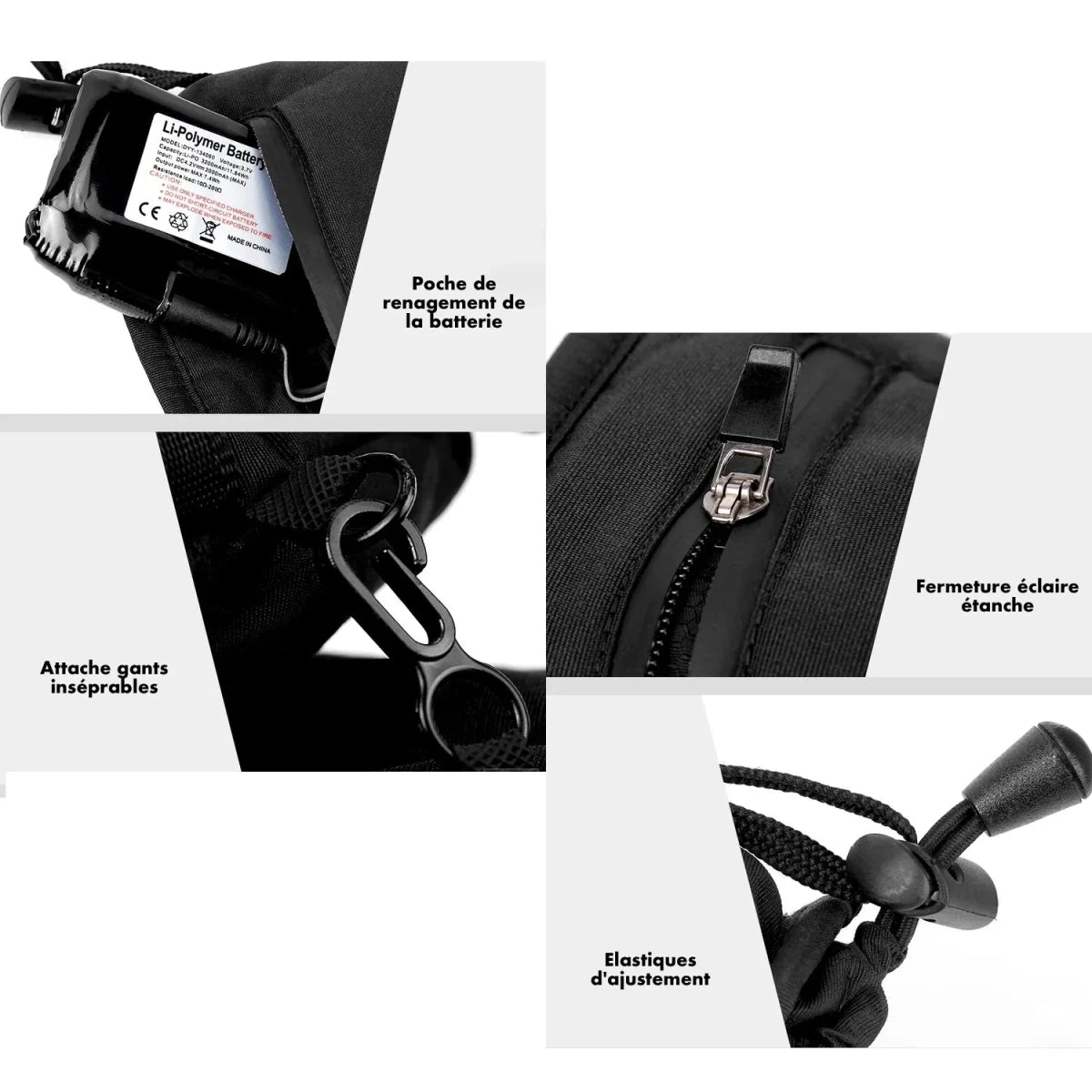 Gants Chauffants Électriques | Chaleur & Confort Maximal Même en Plein Hiver - Rondor