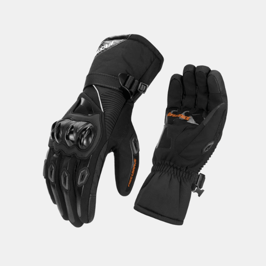 Gants de Moto Imperméables pour Hiver – Gants Isolants avec Coque de Protection - Rondor
