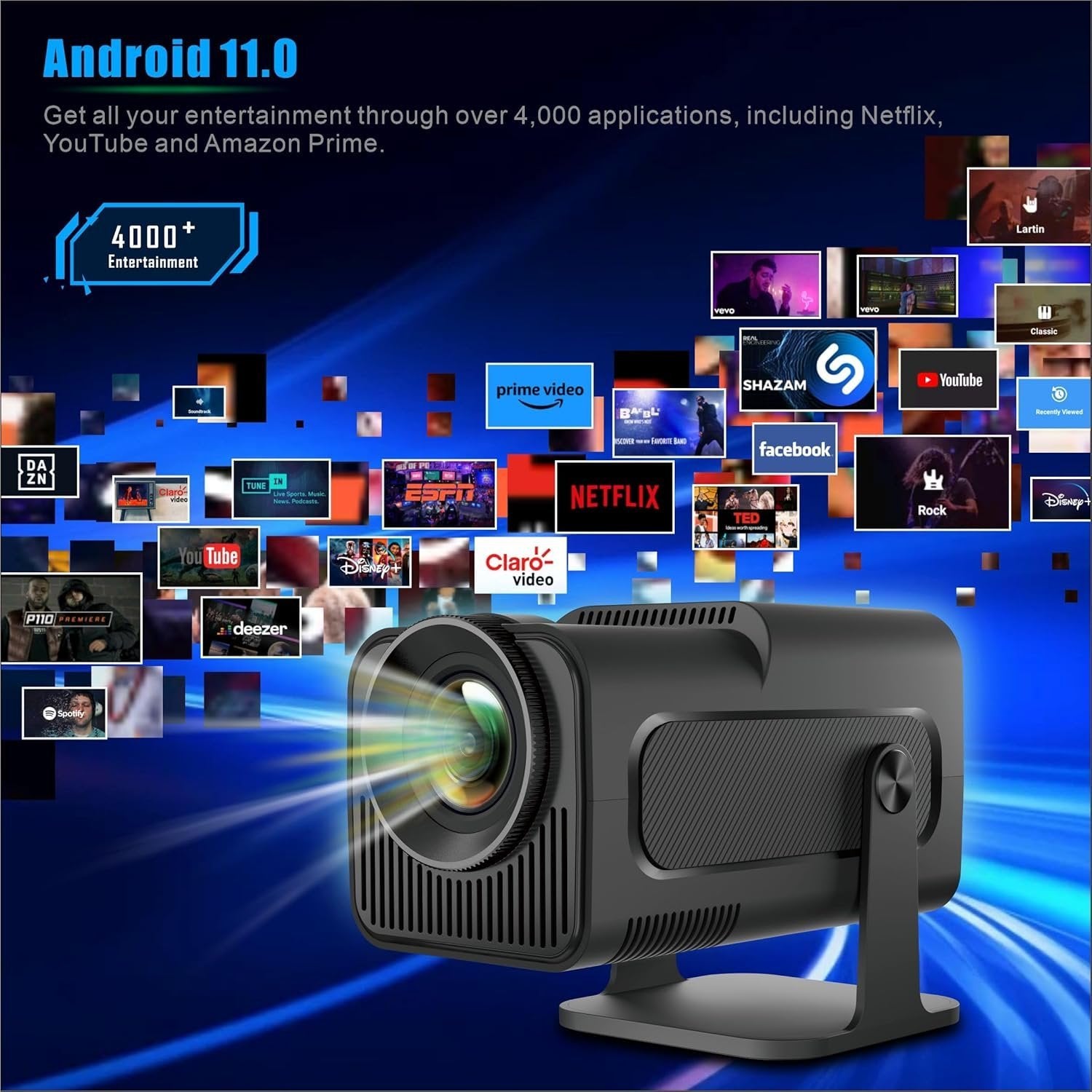 Sadoper™ Pro Vidéoprojecteur 4K