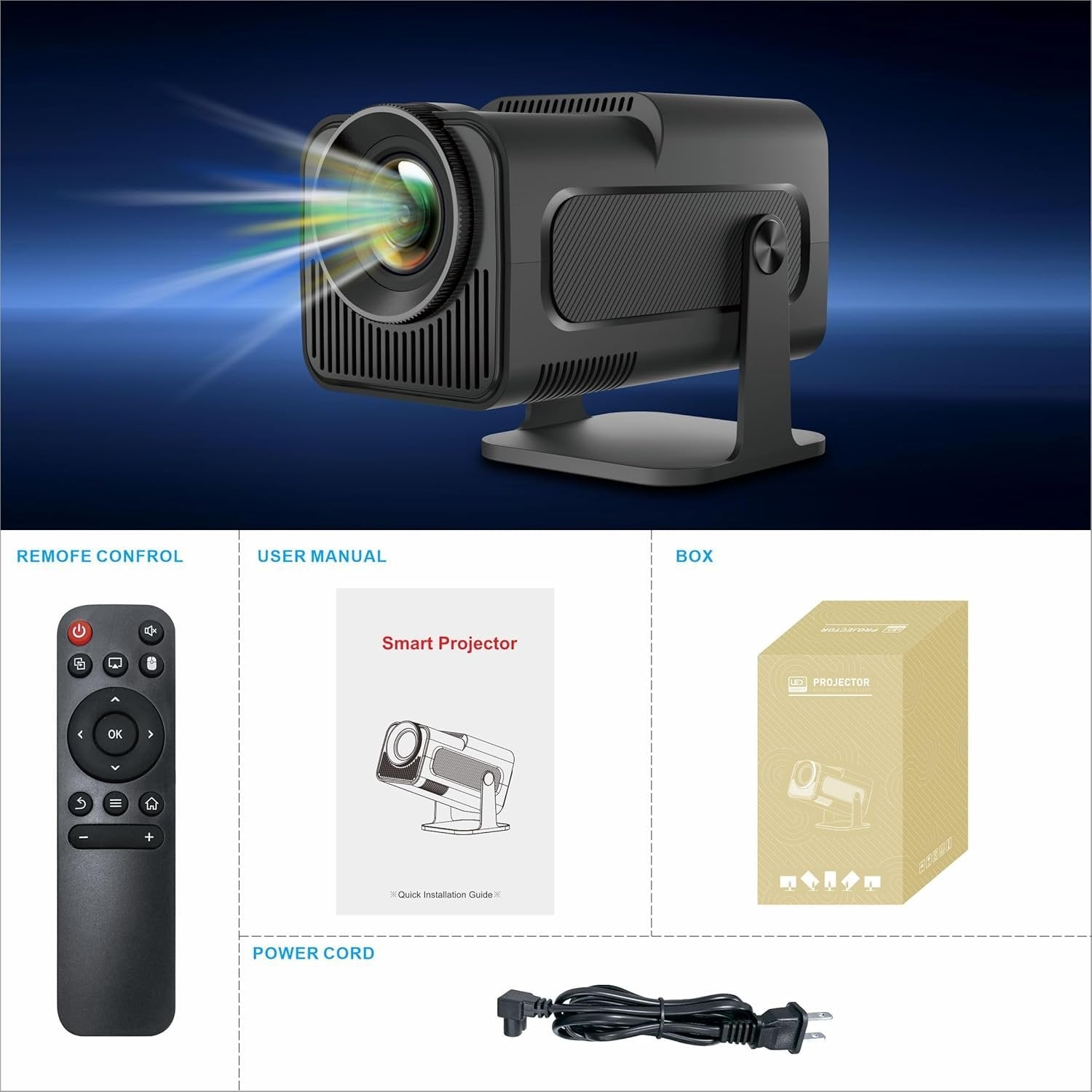 Sadoper™ Pro Vidéoprojecteur 4K