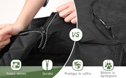 Housse de Coffre Voitures pour Animaux - Couverture Protection Animaux de Compagnie Chiens Chats - Rondor