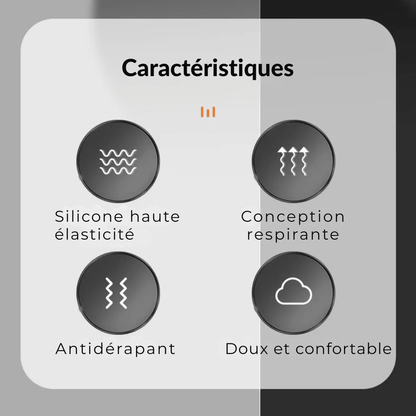 Housse de selle vélo anti - douleur – coussins silicone ergonomiques - Rondor