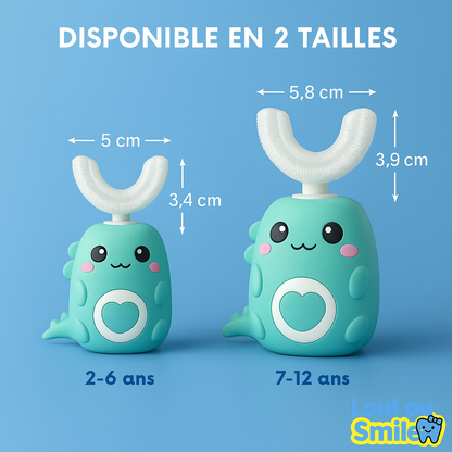 DinoBrosse™ – Brosse à dents 360° pour enfants