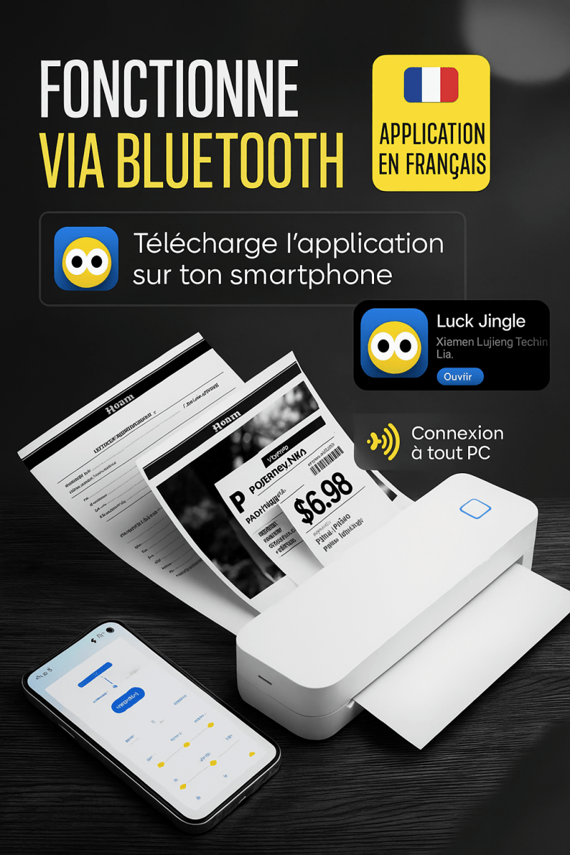 Imprimante thermique portable - Rondor