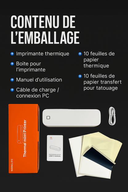 Imprimante thermique portable - Rondor