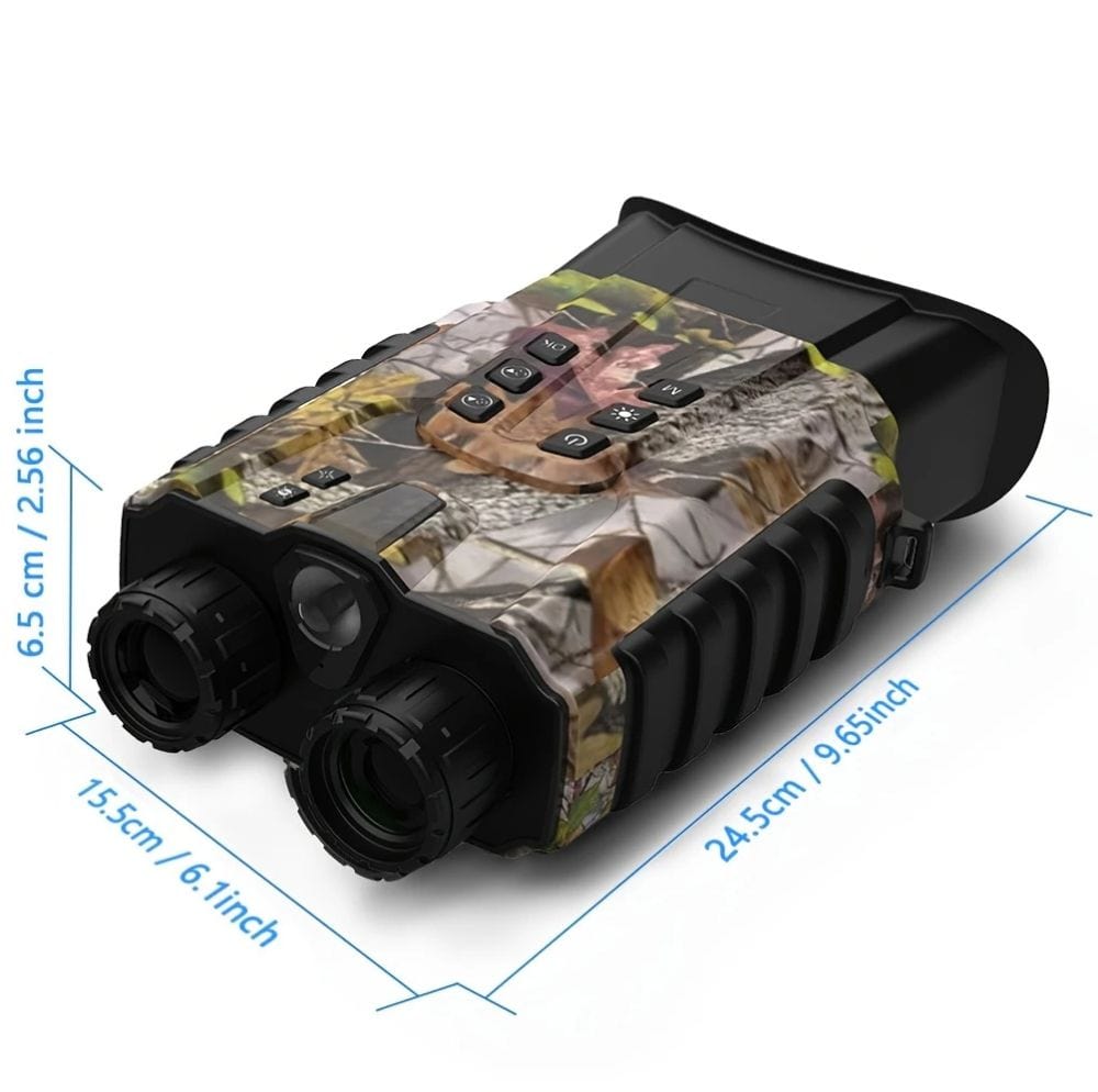 Jumelles Vision Nocturne HD 500m Militaire –Zoom 12x & Batterie Longue Durée - Rondor