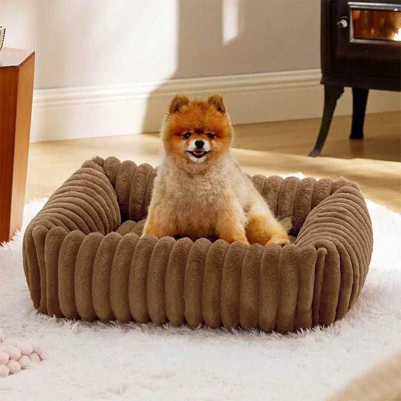 Lit rectangulaire en velours pour chien - Sadoper™