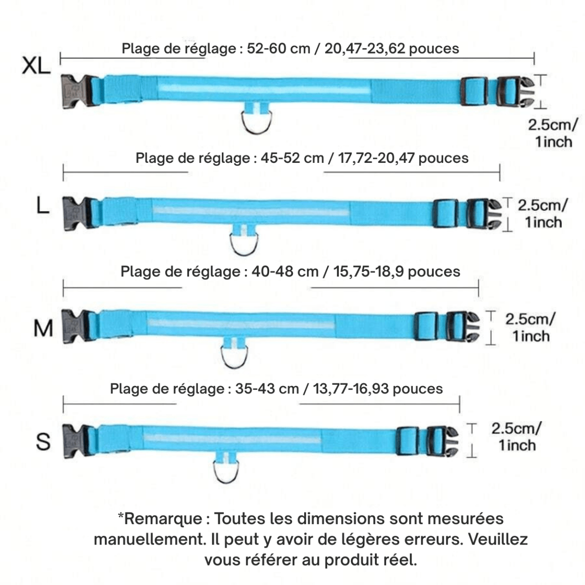 LumiDog™ Collier Lumineux LED pour Chien – Sécurité Nocturne - Rondor