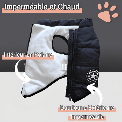 Manteau d’Hiver Imperméable JuJuJacket™ pour Chien avec Harnais Réfléchissant | RONDOR - Rondor