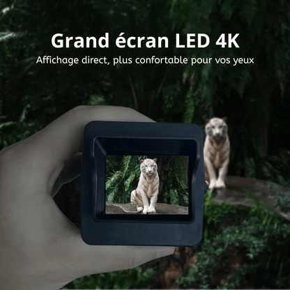 Monoculaire 5X Vision Nocturne avec Caméra HD, Enregistrement Vidéo Chasse - Rondor