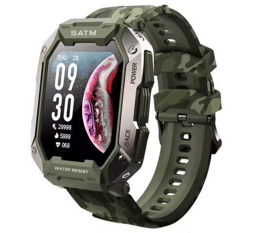 Montre Connectée Tactique Militaire – Ultra Résistante & Autonomie Longue Durée - Rondor