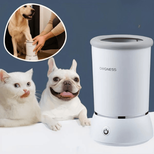 Nettoyeur de Pattes pour Chien (ou Chat) - Automatique (Câble USB Fourni) | JuJuCleanPawsAuto™ - Rondor