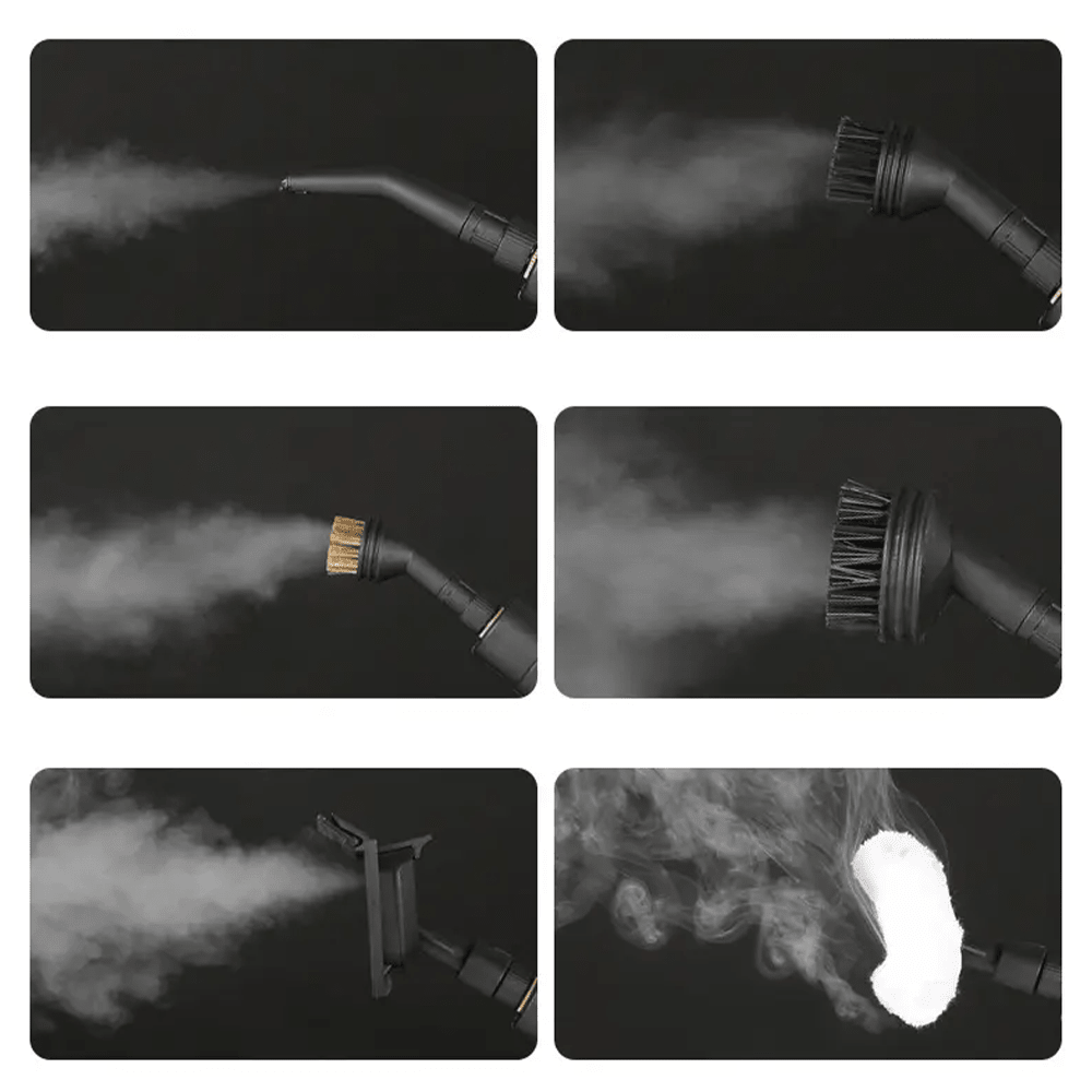 Nettoyeur Vapeur 2500W – Nettoyage Profond Polyvalent avec Réservoir 1,1 L & Accessoires Inclus - Rondor