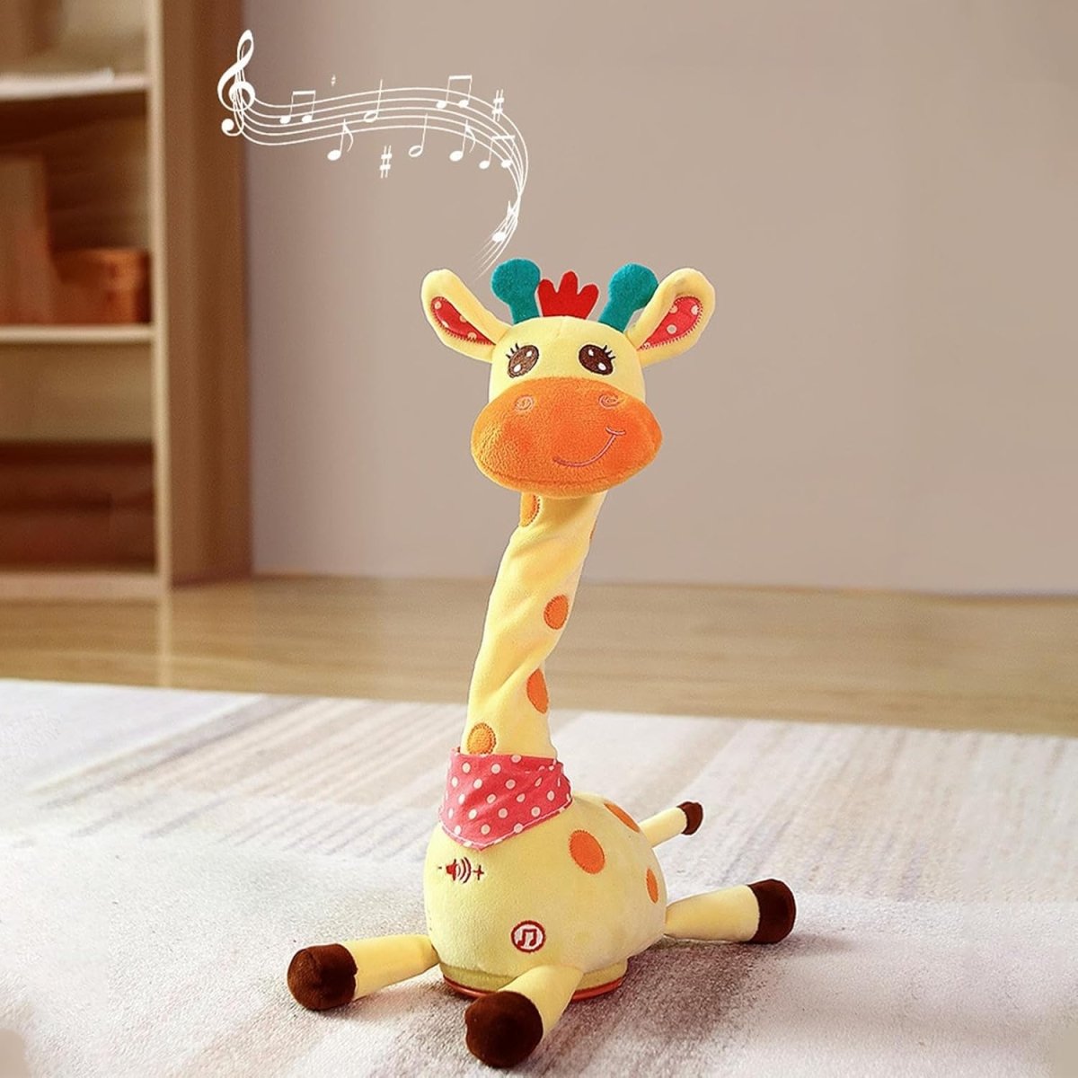 Peluche Girafe Interactive Chantante – Compagnon Musical pour Enfants - Rondor